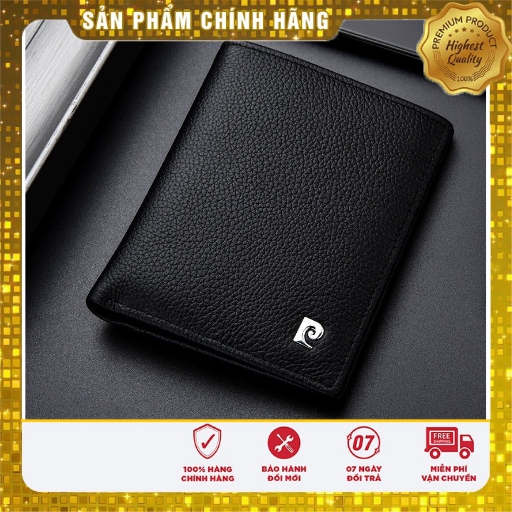 [Chính Hãng] Ví Nam Pierre Cardin Da Bò