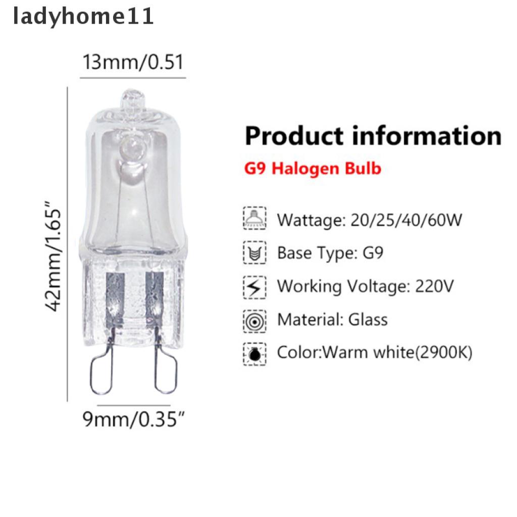 10 Bóng Đèn Led G9 25w 28w 40w 60w Cho Lò Vi Sóng