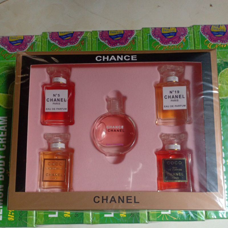 Bộ 5 chai Nước Hoa cao cấp