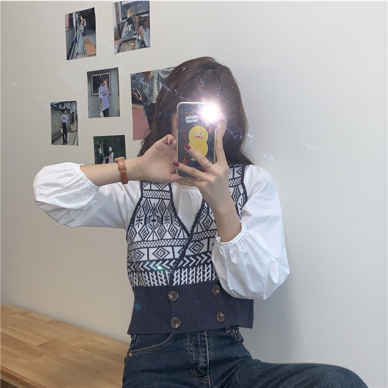 Áo Gile Dệt Kim Kẻ Sọc Thời Trang Cho Nữ | BigBuy360 - bigbuy360.vn