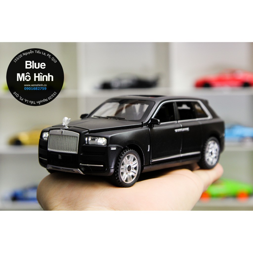 Blue mô hình | Mô hình xe Rolls Royce Cullinan SUV mở hết cửa 1:32