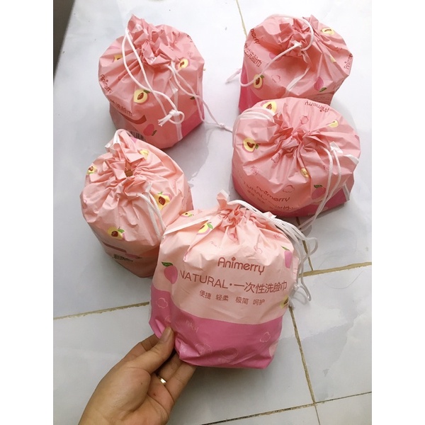 Khăn giấy khô siêu dai Animerry, tẩy trang, lau mặt, spa dùng 1 lần - Gấu Decor | BigBuy360 - bigbuy360.vn