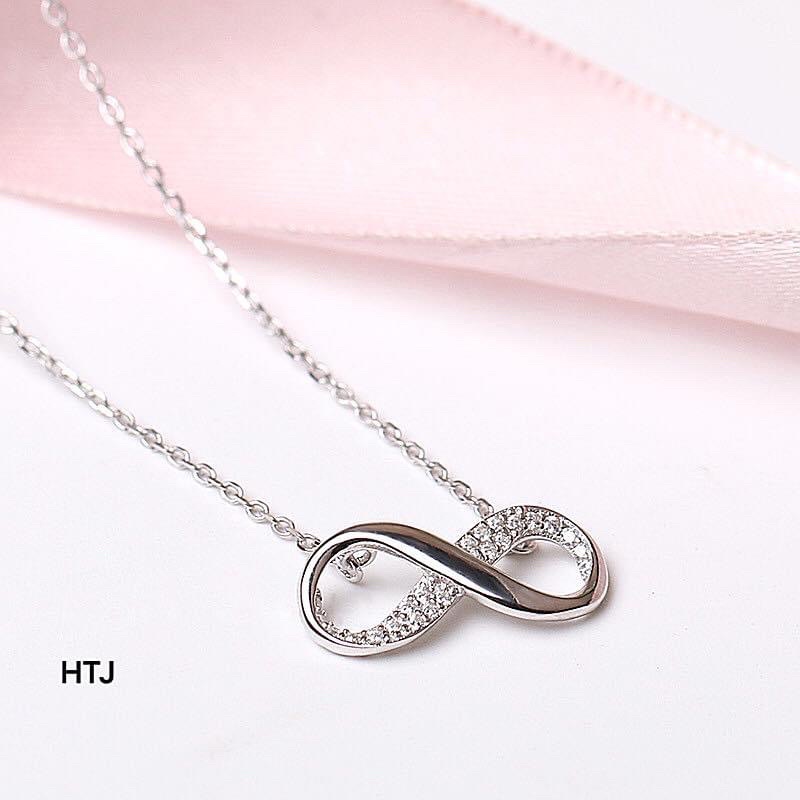 dây bạc vô cực  nhẹ nhàng, nữ tính - Bạc Nomi