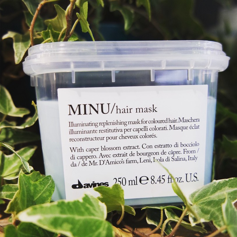 Mặt nạ dưỡng màu tóc nhuộm Davines Minu Hair Mask 250ml