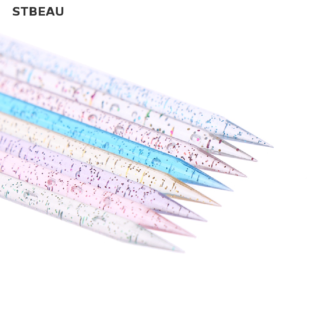 [Hàng mới về] Set 50 que gỗ hai đầu chăm sóc móng có thể tái sử dụng tiện dụng