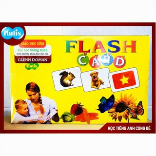 Bộ therhocj thông minh 15 chủ đề plash card cho bé