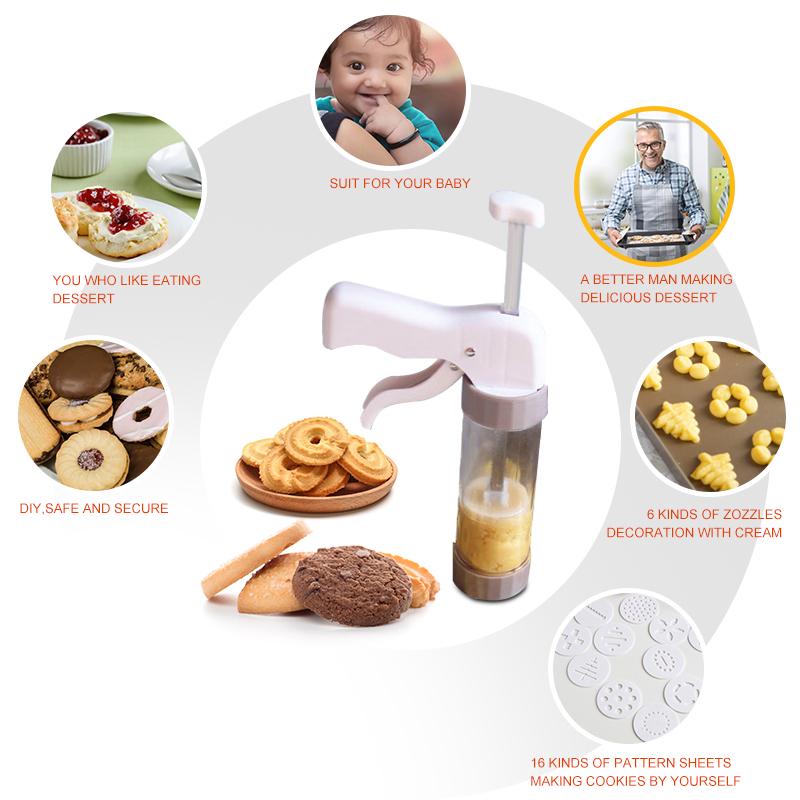 Machine Cake Decorating Biscuit Maker Cookie Biscuits Mold Press