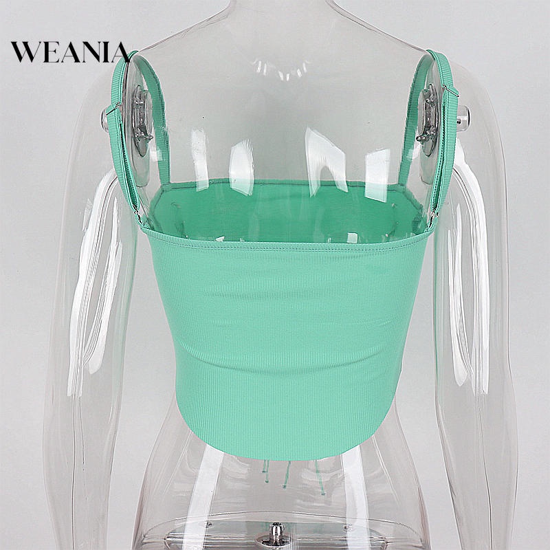 Áo Tank Top Cổ Vuông Thiết Kế Thanh Lịch Cho Phái Nữ