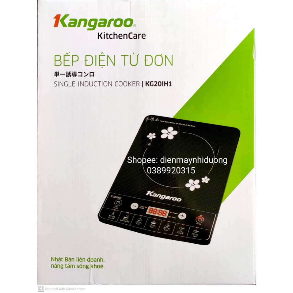 Bếp Từ Kangaroo KG20IH1 KG20IH6 KG365i KG420i KG15IC1 - Tặng Kèm Nồi Lẩu - kích hoạt bảo hành điện tử