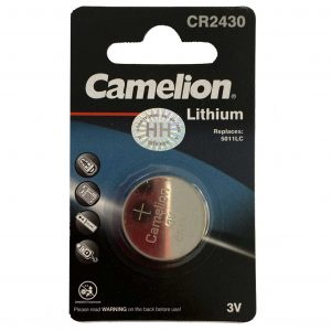 Vỉ  1 viên  pin 3V  Lithium  CR2430 CAMELION  Chính  hãng