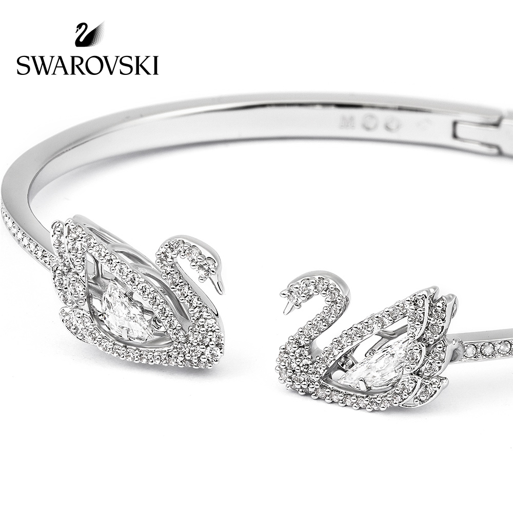 Vòng Tay Nữ Swarovski DANCING SWAN Kỷ niệm 125 Năm Khai Trương Đính Pha Lê Thời Trang