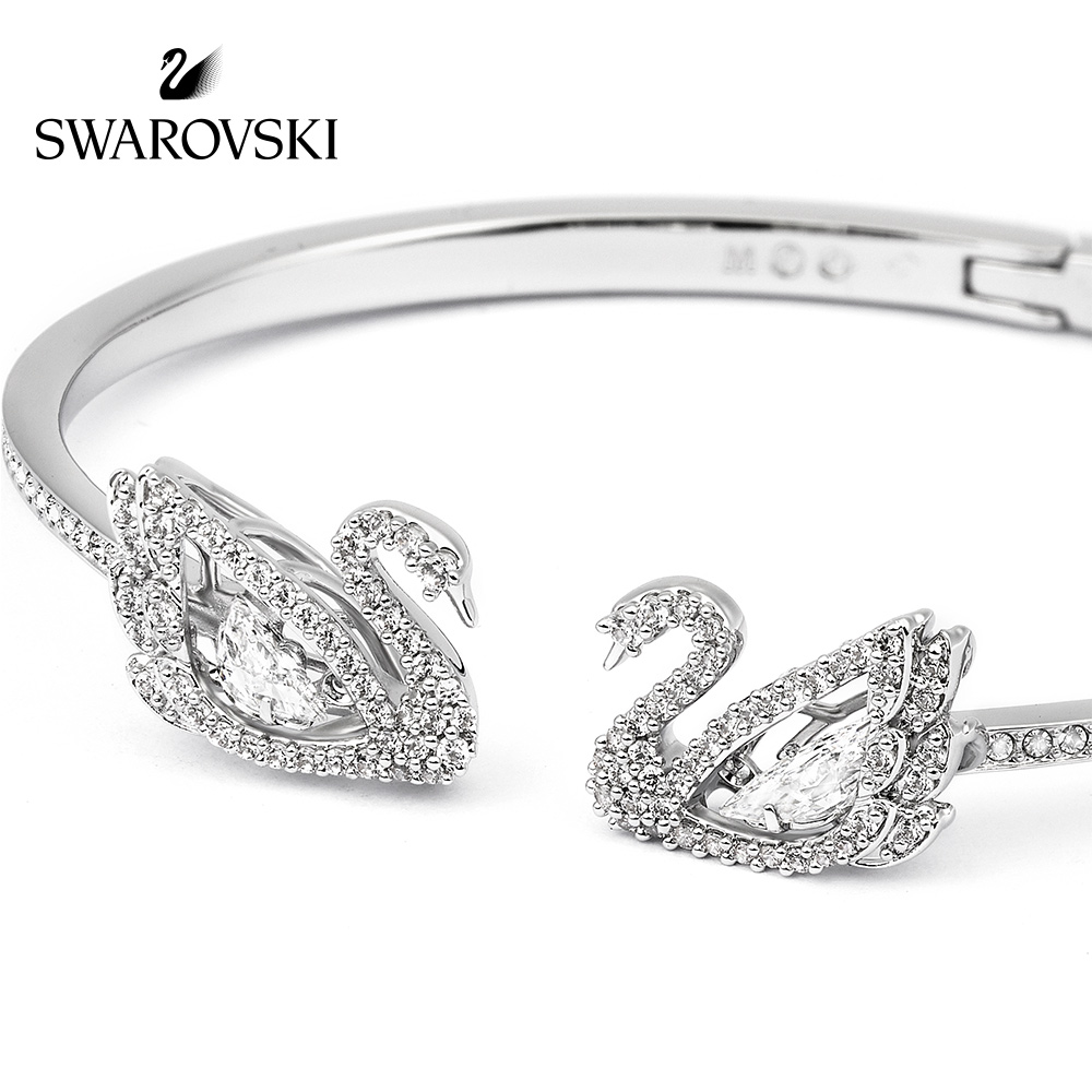 FREE SHIP VòngTay Nữ Swarovski DANCING SWAN Kỷ niệm 125 năm Khai mạc Bracelet Crystal FASHION cá tính Trang sức trang sức đeo THỜI TRANG