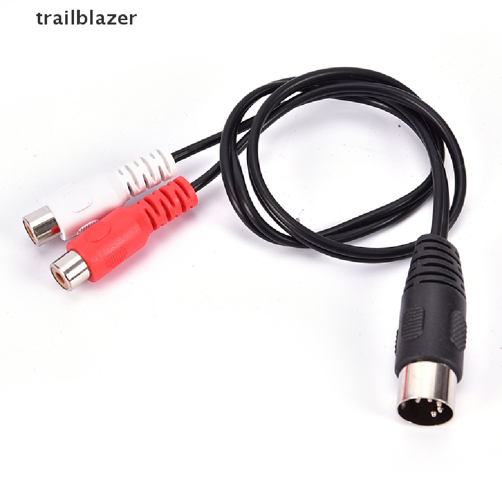 Trailblazer MIDI DIN 5P Male to 2 RCA Phono Female Socket Jack MF Audio Cable 0.5M UIO