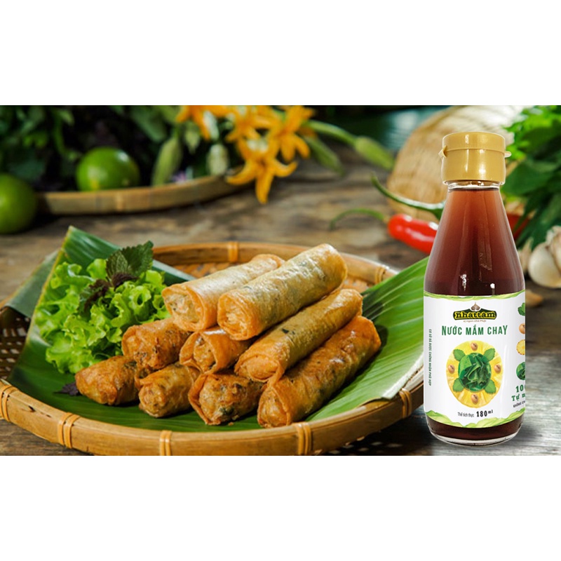 Nước mắm chay nguyên chất 180ml - Thương hiệu Nhất Tâm