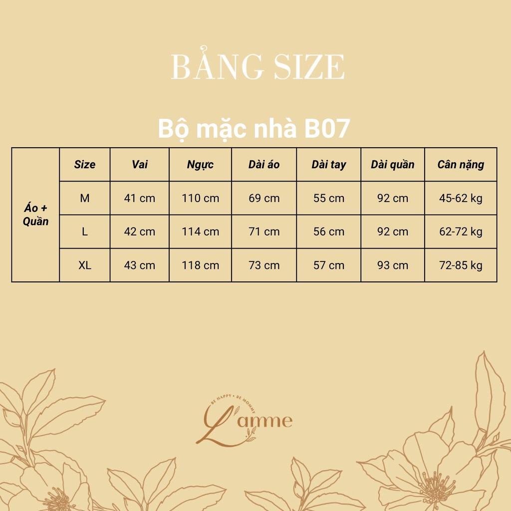 Bộ bầu mặc nhà (B07) thời trang tiện lợi, kín đáo cho bé tuti thiết kế bởi LAMME