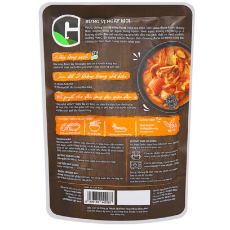 Combo 7 gói Phá lấu vị truyền thống gói 150g G Kitchen | BigBuy360 - bigbuy360.vn