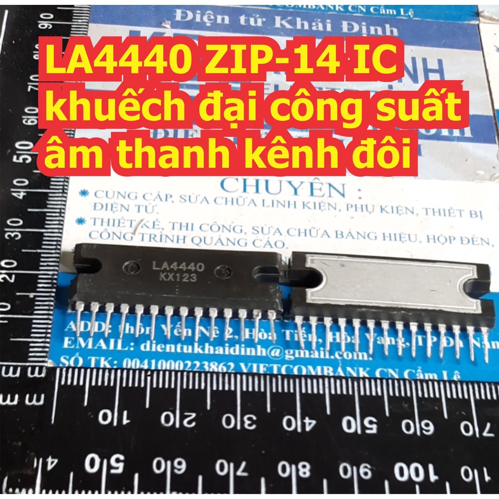 LA4440 ZIP-14 IC khuếch đại công suất âm thanh kênh đôi kde7788