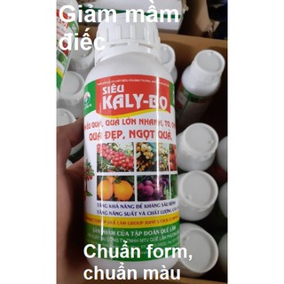 Phân bón lá Siêu Kali Bo - Cho Hoa Hồng Sai bông, chuẩn màu (chai 500ml)