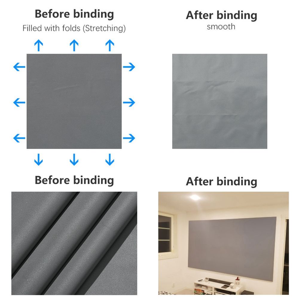 Màn hình máy chiếu 3D HD 30/60/84/100/120 inch thiết kế đơn giản chất lượng cao
 | BigBuy360 - bigbuy360.vn