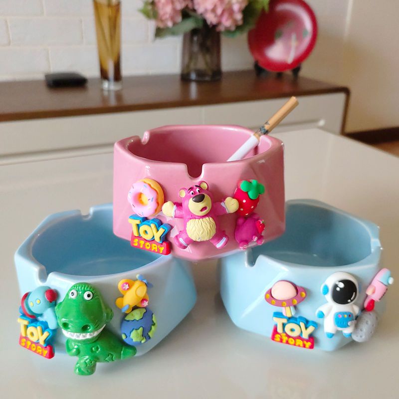 Gạt Tàn Thuốc Họa Tiết Hoạt Hình Sáng Tạo Thời Trang Cho Phòng Khách / Văn Phòng