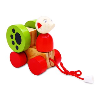 Đồ chơi giáo dục Việt For Kids - Con chó trên xe (kéo dây) - VT3P-0125