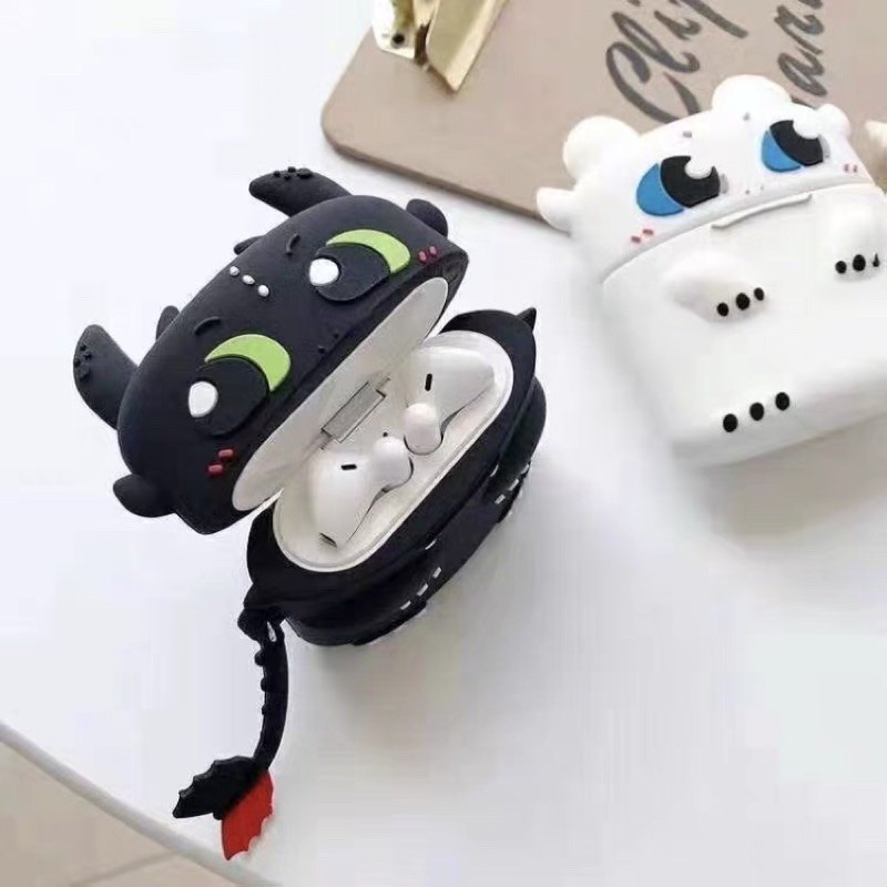 VỎ BAO ĐỰNG AIRPODS 1/2/PRO HÌNH RỒNG CUTE | Tattyhouse |