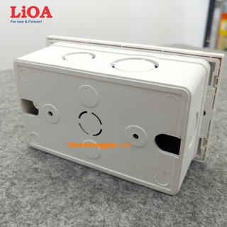 Combo cầu dao tự động an toàn APTOMAT LiOA 30A - Lắp âm tường