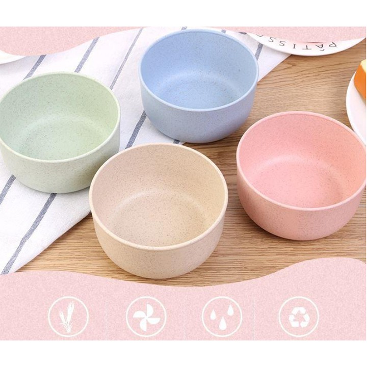 Bát ăn cơm dặm chất liệu nhựa lúa mạch chịu nhiệt an toàn sức khỏe youngcityshop 30.000