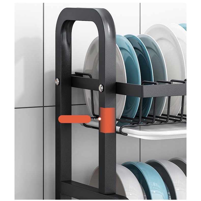 Kệ chén 2, 3 tầng chất liệu bền bỉ, giá để bát đĩa đa dụng khung chắc chắn chống han gỉ nhập khẩu mẫu mới
