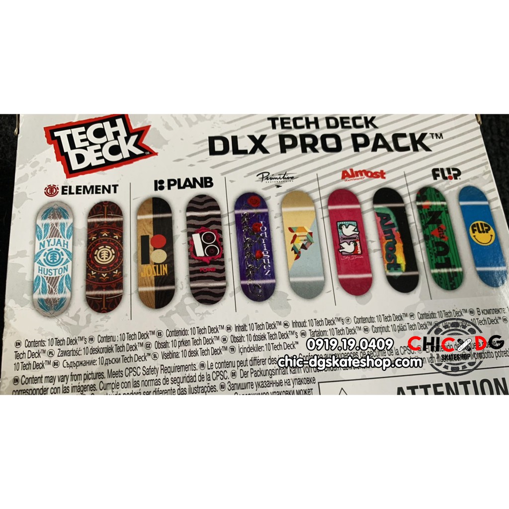 Ván trượt bằng tay hàng chuẩn Tech deck set 4c, set 10c size 29mm, 32mm MỚI NHẤT 2021