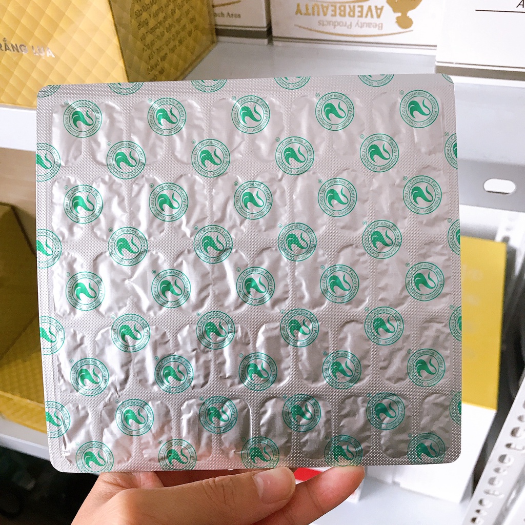 Hộp 100 Viên Chì HaoSani Hút Chì Độc Tố Da Mặt Cho Spa