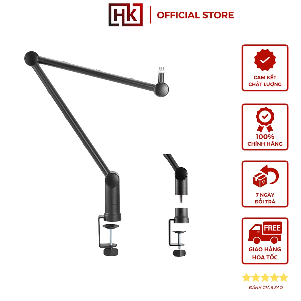 Giá treo Micro Thronmax S3 Zoom Boom Arm - Xoay 360 độ - Phù hợp hầu hết các loại Micro - Bảo hành chính hãng 12 Tháng