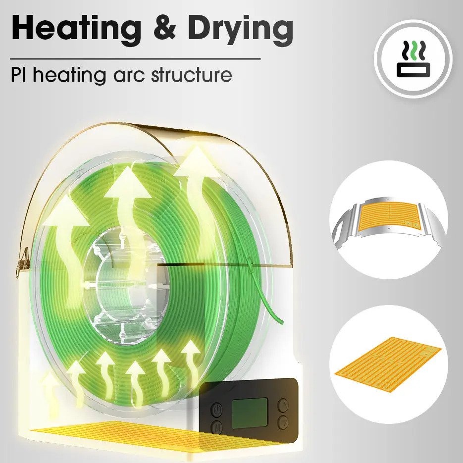 Hộp sấy sợi nhựa in 3d FDM eSun eBox Lite