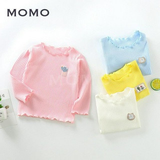 Áo thun cotton màu trơn dễ phối đồ cho bé 1-5 tuổi
