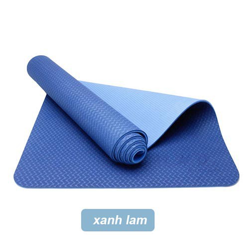 Thảm tập Yoga 2 lớp nhập khẩu Đài Loan thiết kế hai mặt trước sau