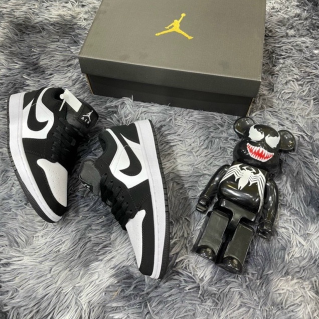 Giày Thể thao JORDAN 1 low màu xám  , giày sneaker  jodan jd 1 xám chỉ đỏ thấp cổ , giày thể thao hot trend bản đẹp | BigBuy360 - bigbuy360.vn