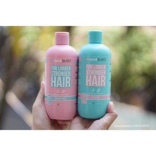 Cặp Gội Xả HairBurst Avocado & Coconut For Longer Stronger Hair
