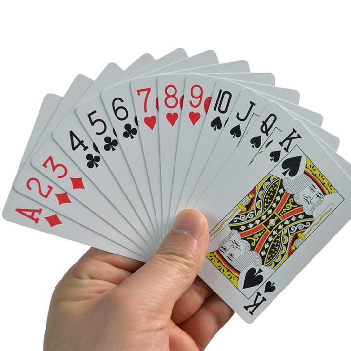 BỘ BÀI TÂY MẠ VÀNG 24K NHỰA CỨNG - BỘ TÚ LƠ KHƠ 52 CÂY TÀI LỘC MAY MẮN