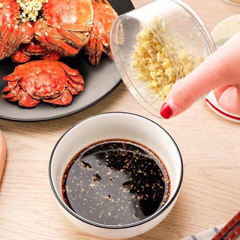 Dụng Cụ Xay Tỏi Ớt Mini Kéo Tay