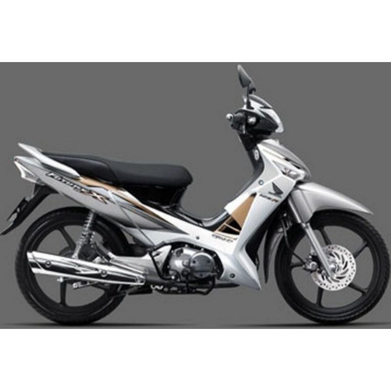 Bộ 4 ốp lốc máy xe FUTURE NEO , X 125 xám zin honda