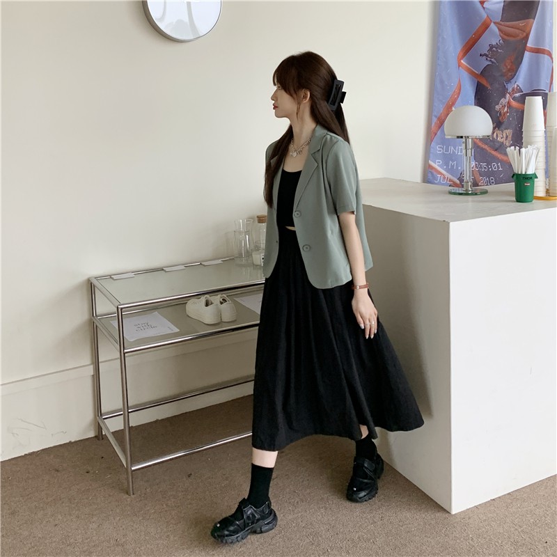Áo Vest nữ ngắn tay dáng Blazer siêu xinh VEST0101