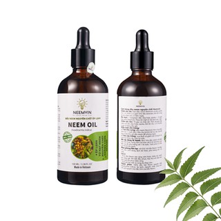 Dầu neem oil NEEMVIN - Chuyên biệt diệt trĩ, nhện, nấm bệnh cho cây trồng chai 100ml