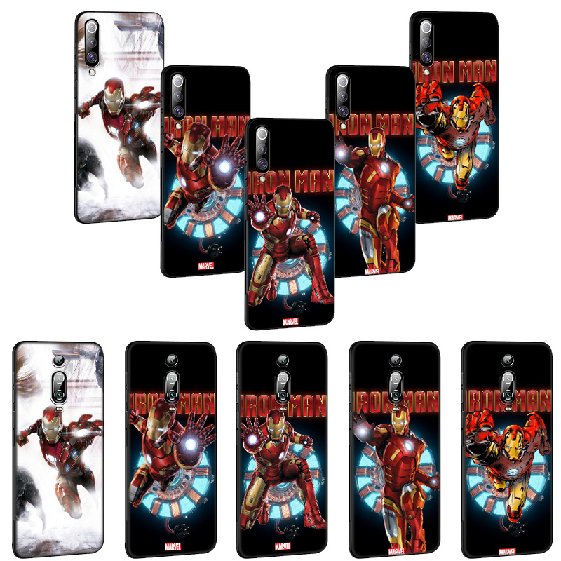 Ốp Điện Thoại Tpu Dẻo Họa Tiết Iron Man Captain America Độc Đáo Cho Xiaomi Redmi 4a 4x 5 5a 6 6a 7 7a Plus Pro Na68
