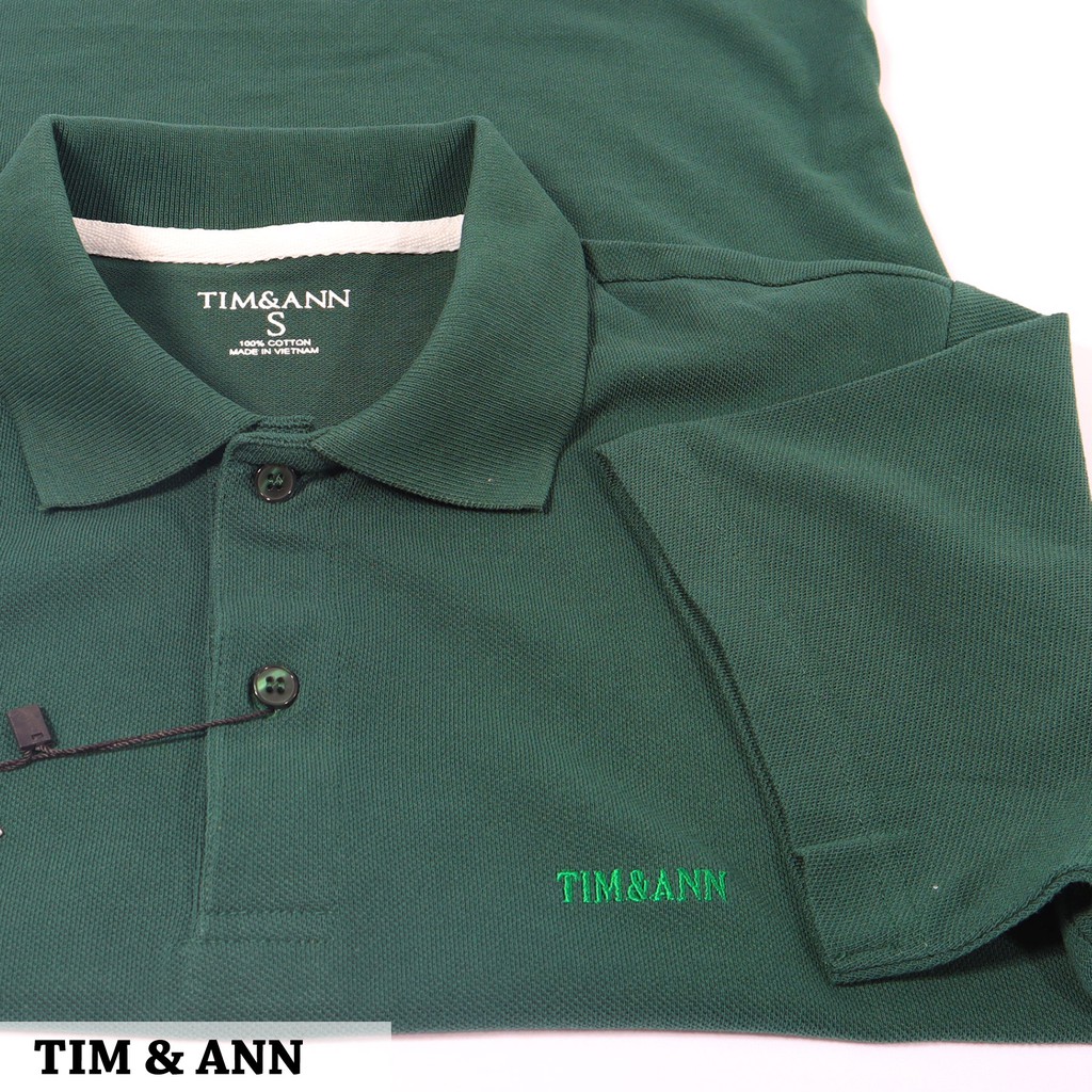 Áo Thun Nam Ngắn Tay Trơn Màu - Ao Thun Polo Cotton - Bảng 1