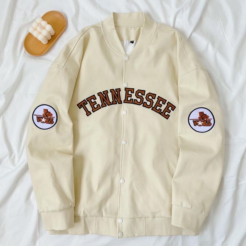 XPstore Áo Khoác Dù bomber chữ nổi TENNESSEE form đẹp (Ảnh thật)