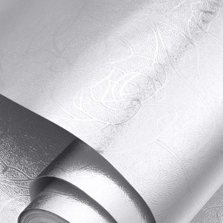 1 mét giấy dán bếp tráng nhôm cách nhiệt HOA DÂY BẠC khổ 60cm có keo sẵn