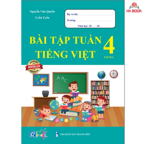 Sách - Bài Tập Tuần Tiếng Việt 4 - Tập 2 (1 cuốn)