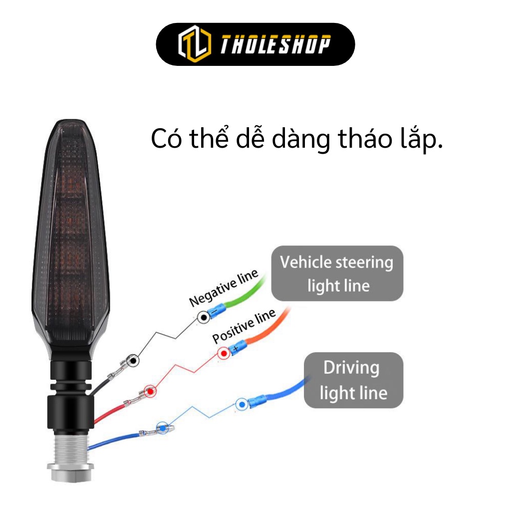 Xi Nhan Xe Máy - Combo 2 Đèn Led Xi Nhan Phía Sau Xe Chớp Điện Tử 8584