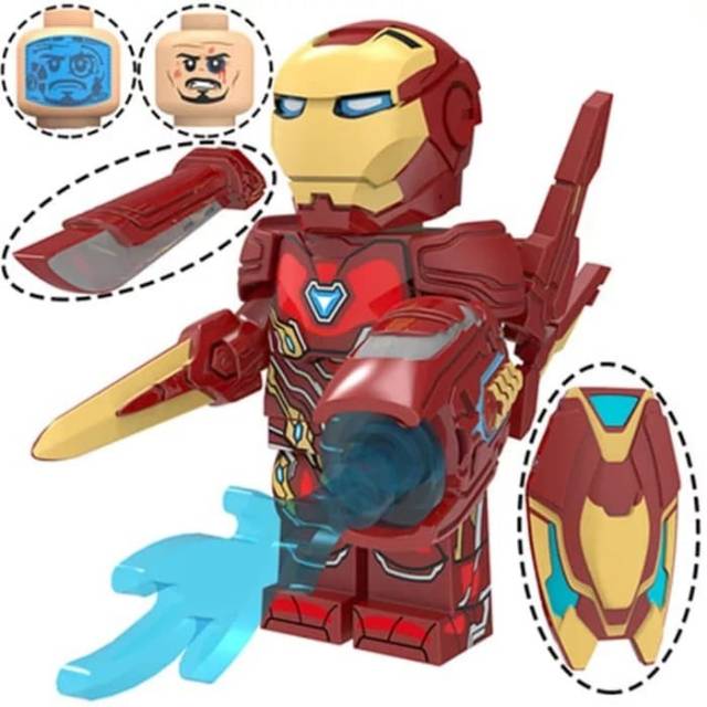 Mô Hình Lắp Ráp Lego Iron Man Mark 50 Infinity War Suit Variant 2 Mk 50 No Dus Minifigure Marvel