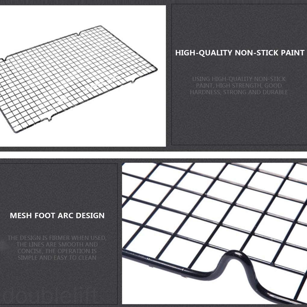 Vỉ nướng BBQ bánh chống dính hai lớp kiểu lớn tiện lợi dành cho nhà bếp